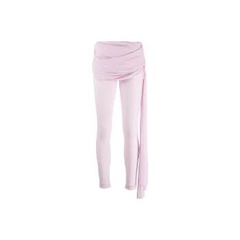 Magda Butrym Sash detail Jersey Leggings
