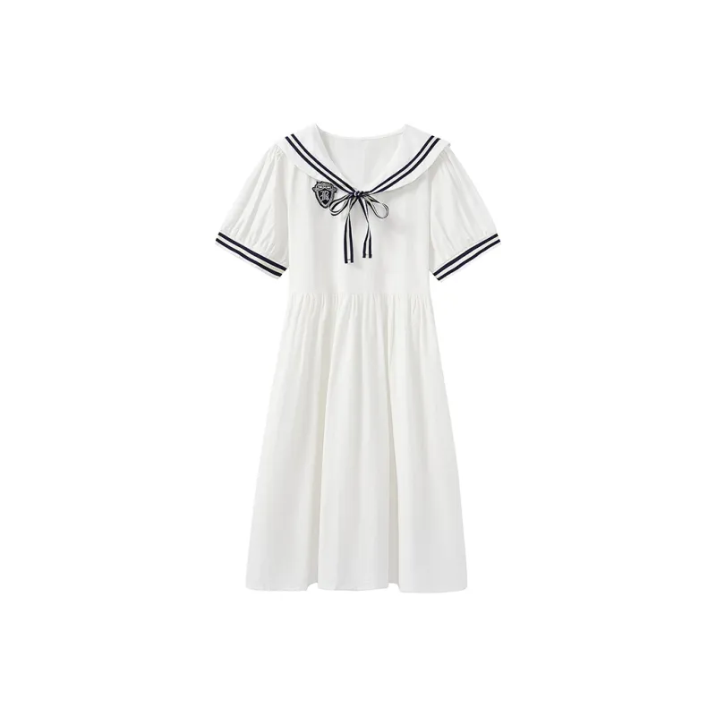 XUANSHU Short Sleeved Dresses Women's-4