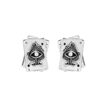 KING OF BLING Alloy, Oil Drip Earrings Women's
