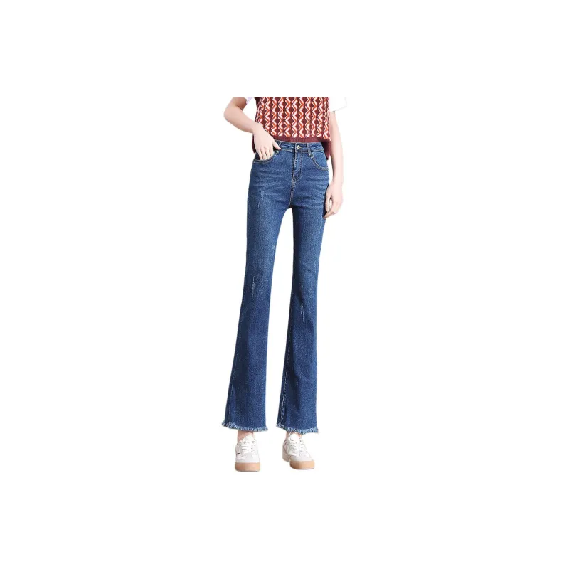 Weixi Jeans Women's Dark Blue-0