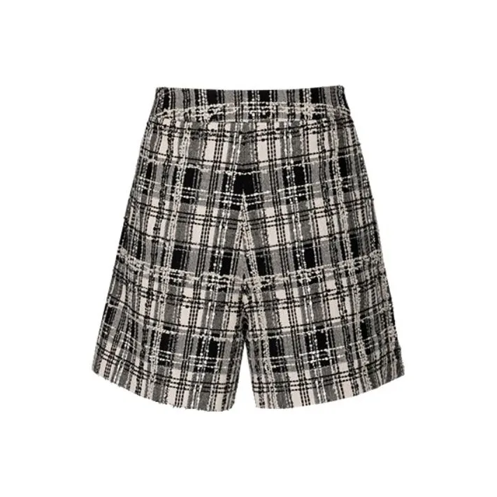 MEIYANG Casual Shorts Women's Black-0