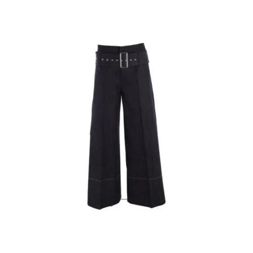 10 CORSO COMO preschool waist Belted Denim Trousers