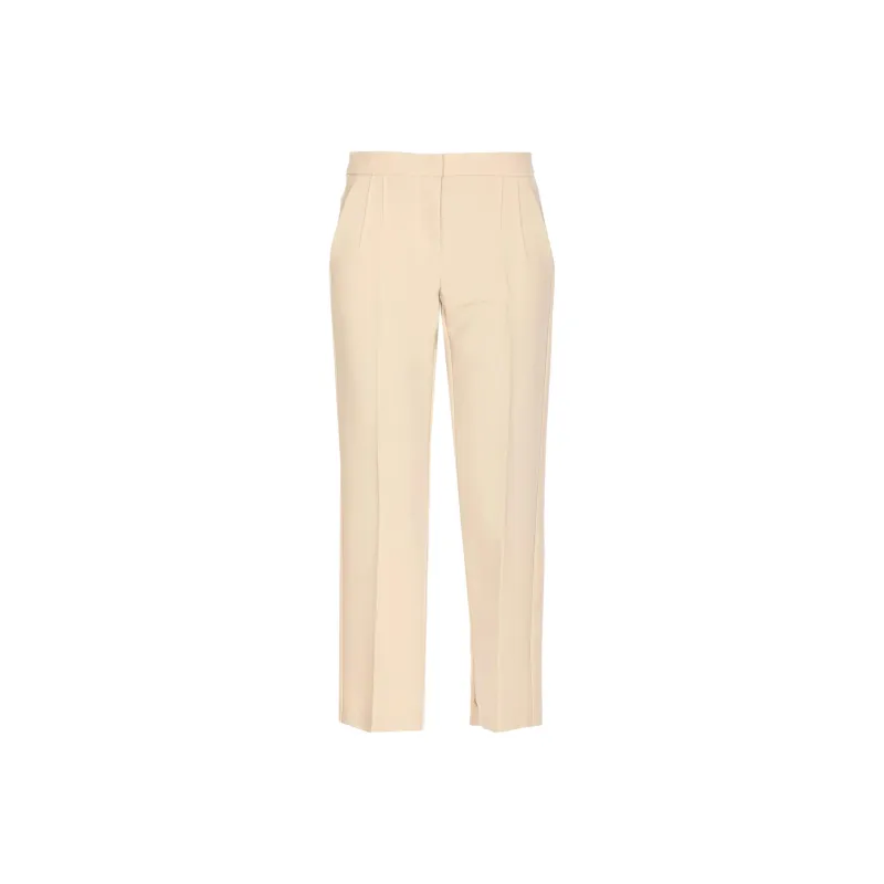 Patrizia Pepe Logo appliqué Trousers-0