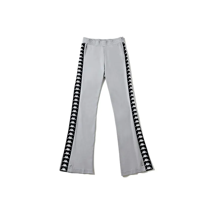 Kappa Knitted Sports Pants Women's Mulberry Wood Gray-0