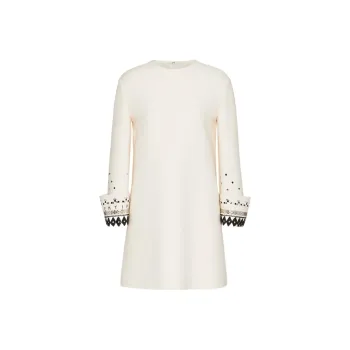 Valentino Long-Sleeved Dresses Women's White