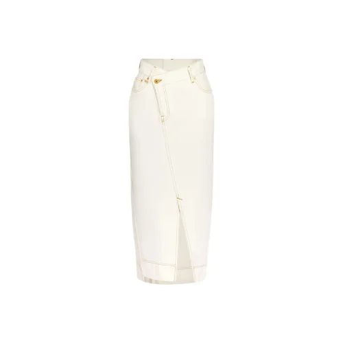 Jacquemus La Jupe De Nîmes 'Off White/Tobacco'