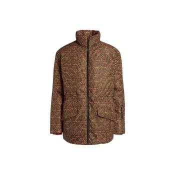 BALLY Alpine flower Print Puffer Jacket