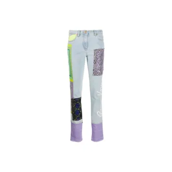 VERSACE Denim Pants 'Multicolor'