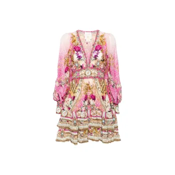 Camilla Fresco Fairytale-print Silk Dress