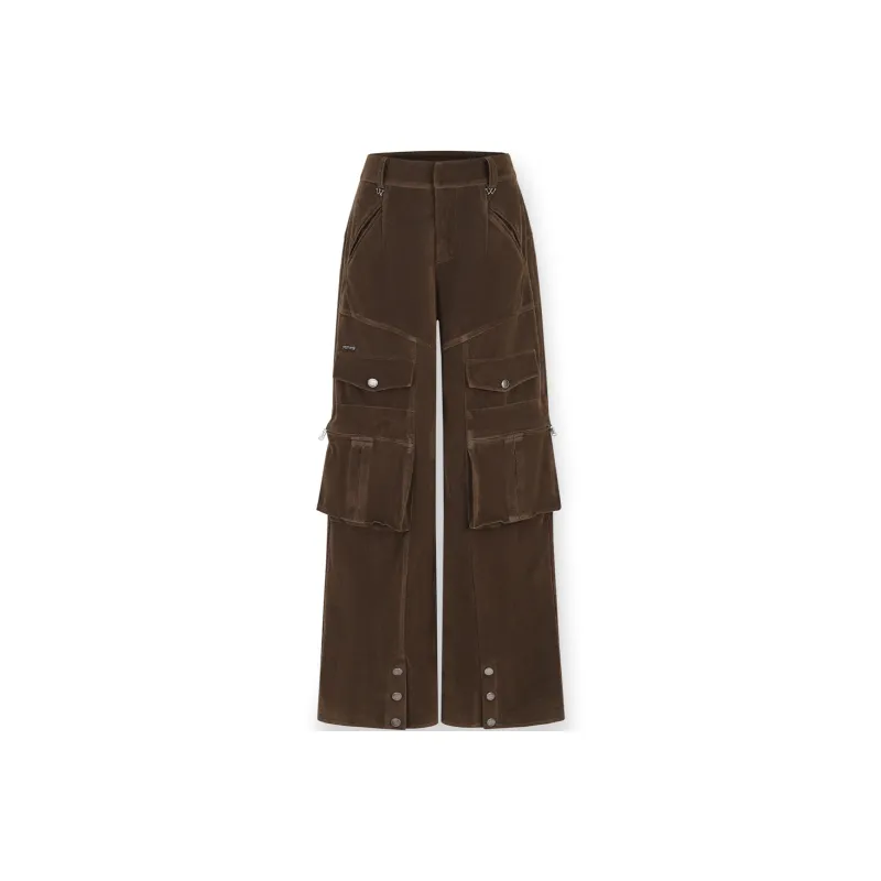 NOTAWEAR Cargo Pants Women's Light Tea Brown-0