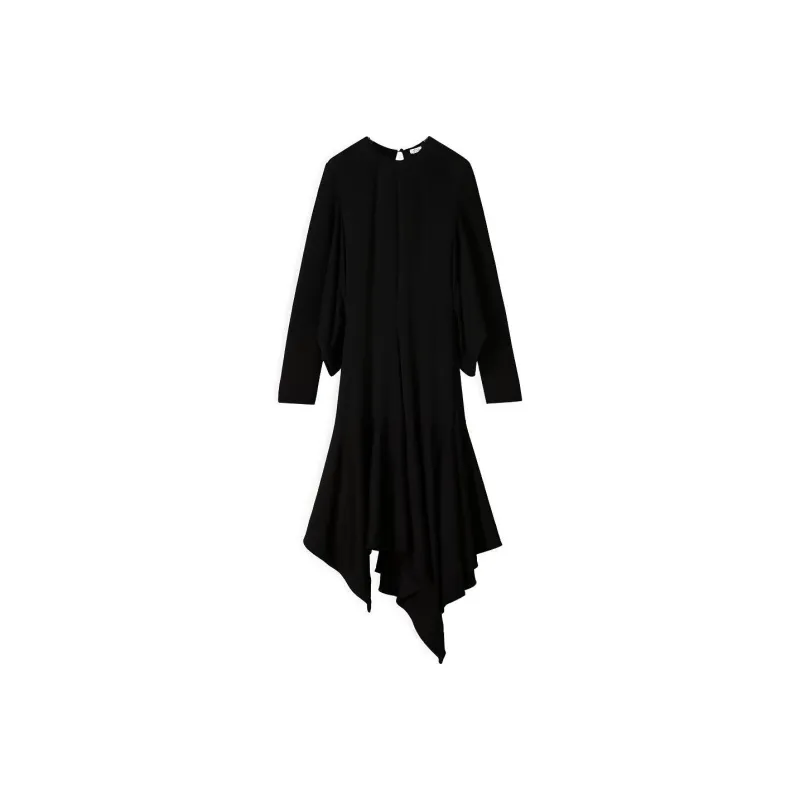 LOEWE Long Sleeved Dresses Women's Black-0