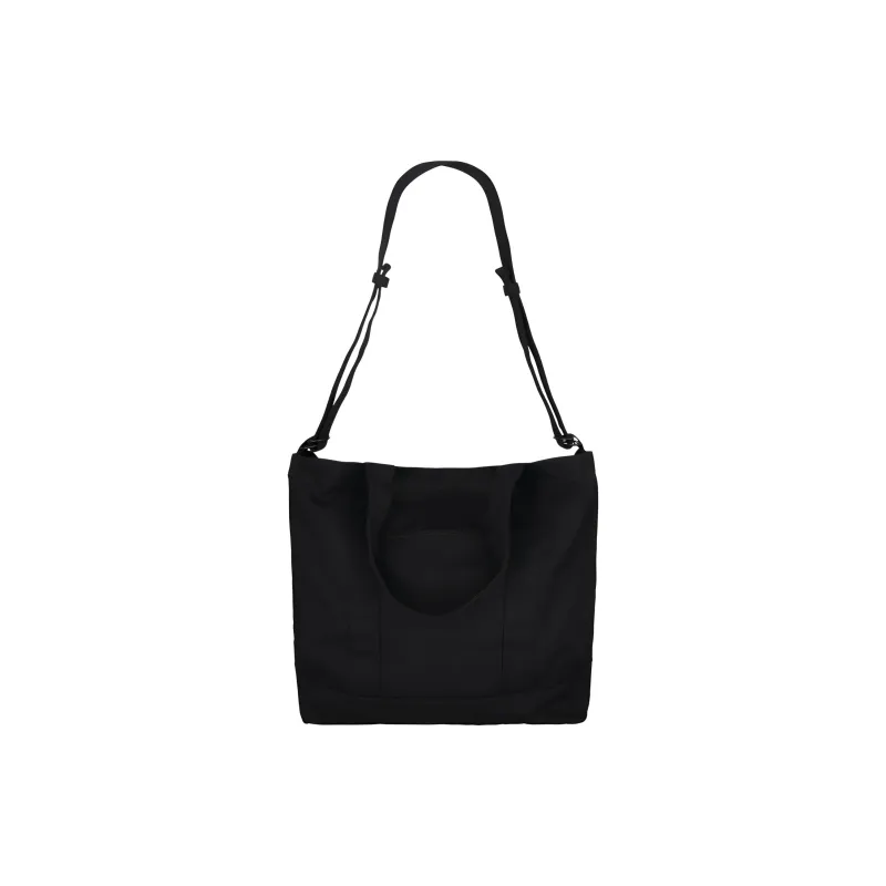 Carhartt WIP Cotton Tote Bag, Shopping Bag, Portable Crossbody, One Shoulder Handbag Unisex Black-3