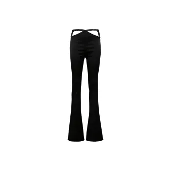 The Attico Cut out Flared Trousers