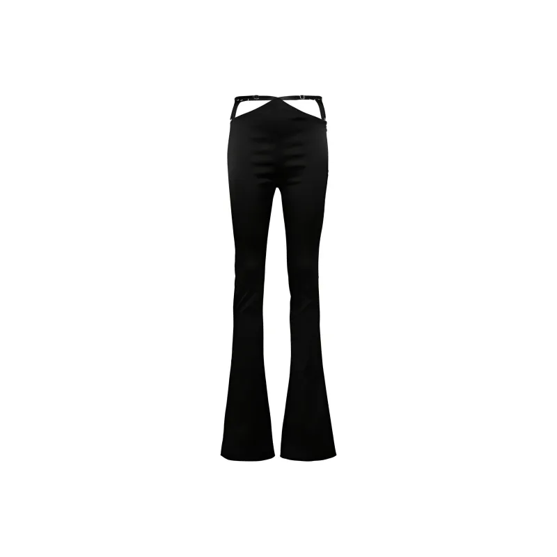 The Attico Cut out Flared Trousers-0
