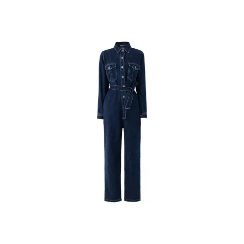 SOON FLOWER Jumpsuit Women's Blue