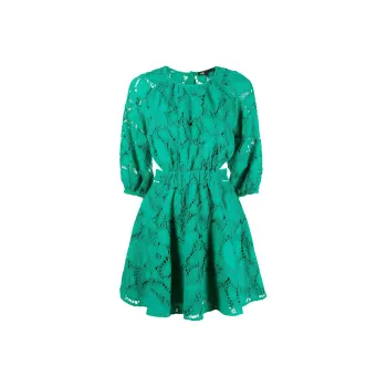 Maje Short Sleeved Dress Women's Bright Green