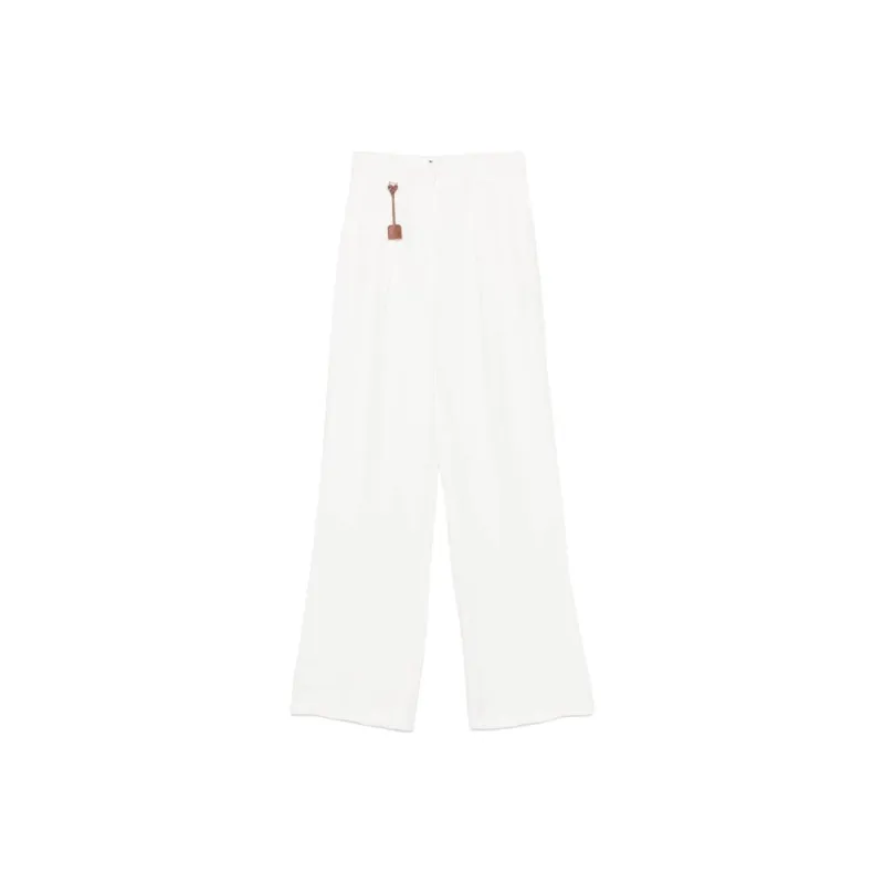 Elisabetta Franchi Pleated Trousers-0