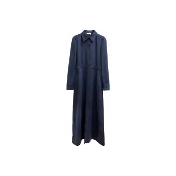 Chloe FW22 Long Sleeved Dresses Women's Blue