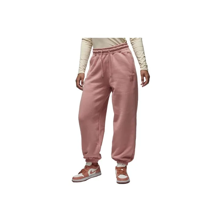 Jordan Knitted Sweatpants Women's Pink-0
