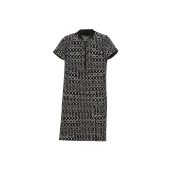 HERMES SS22 Short Sleeved Dresses Women's Black