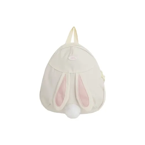 Single Warehouse Nylon Backpack Women's Ecru/Beige/Yellow/Pink/Blue/Black