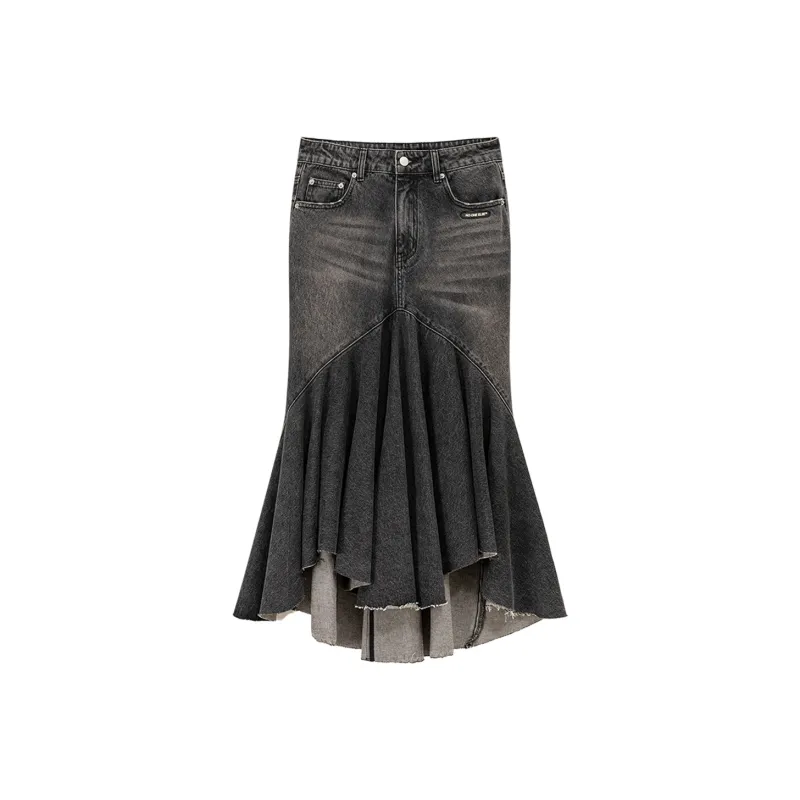 NO ONE ELSE Denim Long Skirt Women's-0