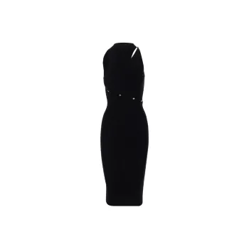 VERSACE VERSACE SS22 Sleeveless Dress Women's Black