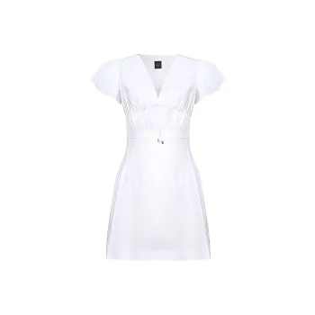 PINKO Short Sleeved Dresses Women's White