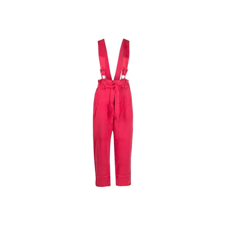 ISABEL MARANT Detachable braces High waisted Shorts-0