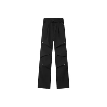 SAME FLOW Casual Pants Unisex Black