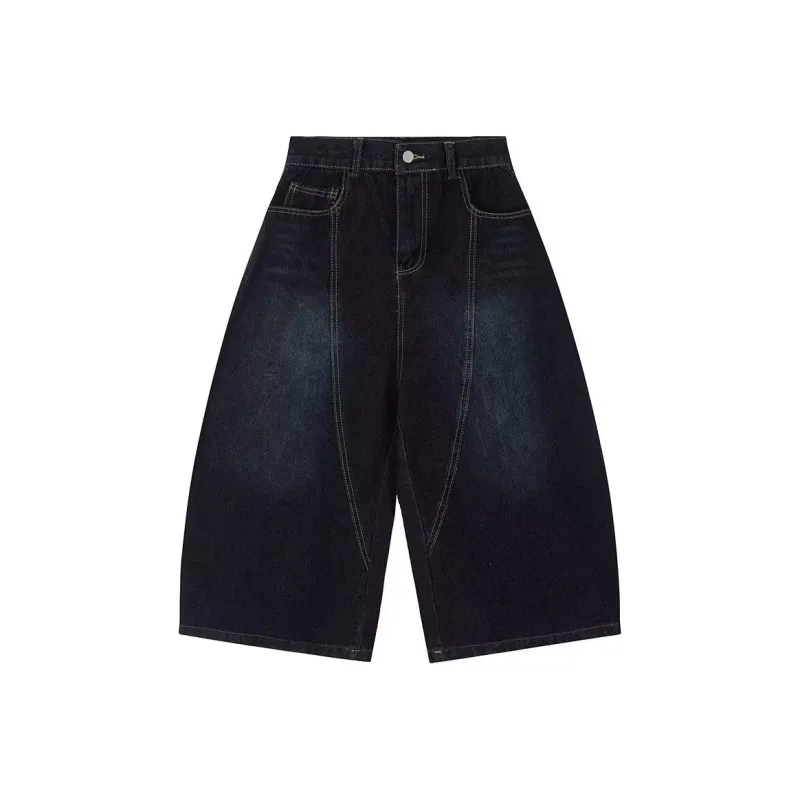 TONYBEAR Denim Shorts Unisex Blue-0