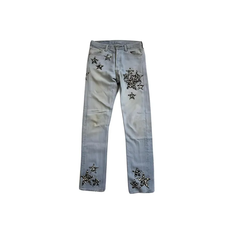 Chrome Hearts SS24 Jeans Women's Blue-0