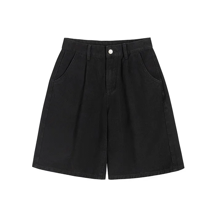 UNRETRO Casual Shorts Women's Black-0
