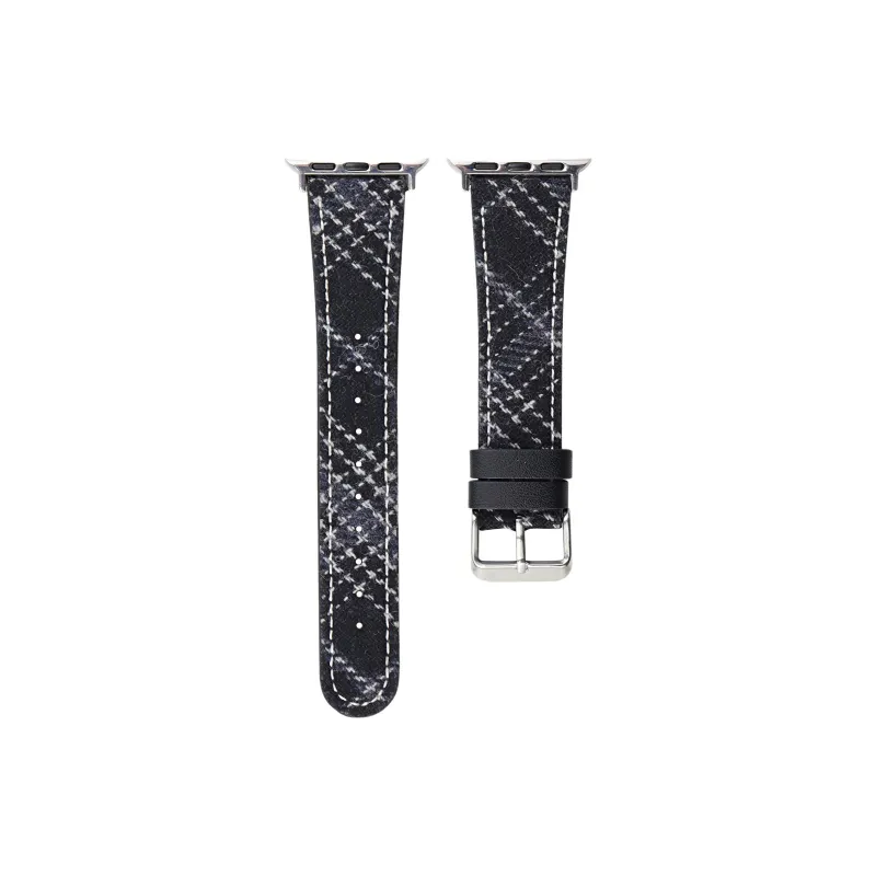 KVZUVUU Watch Band Apple Compatibility Wool Felt, Leather Material-16