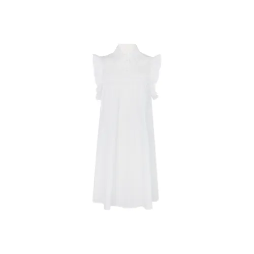 MM6 Maison Margiela Sleeveless Dresses Women's White