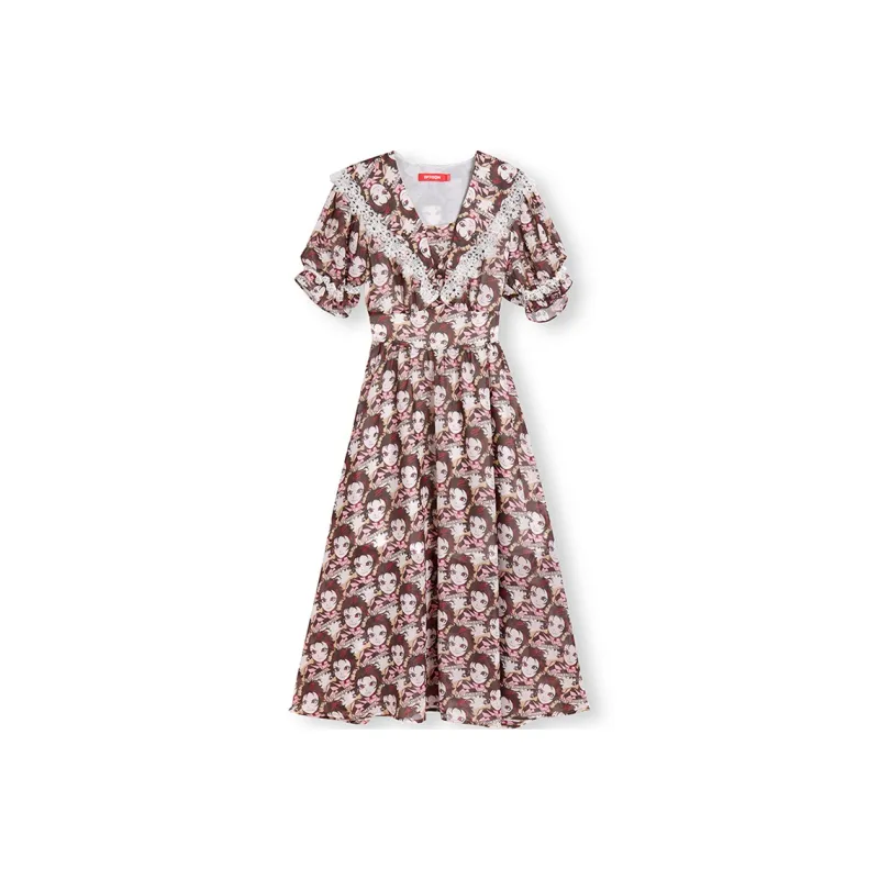 EPTISON WOMAN A-Line Skirt Dress-0