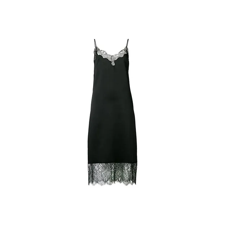 Valentino Slip Dresses Women's Black-0