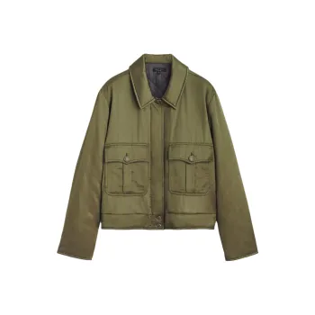 RAG&BONE Puffer Jacket Women's Olive Green