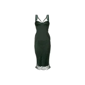 DION LEE Sleeveless Dresses Women's Dark Green