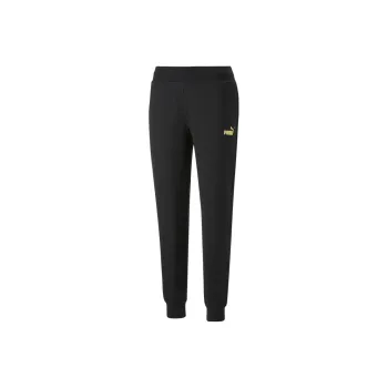 PUMA Pantalon Essentials+ Metallic Femme Knitted Sweatpants Women's Black