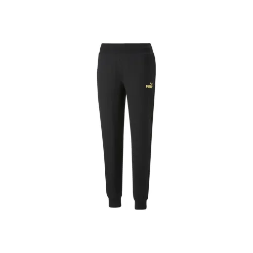 PUMA Pantalon Essentials+ Metallic Femme Knitted Sweatpants Women's Black