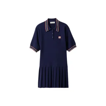 MIU MIU FW24 Short Sleeved Dresses Women's Blue