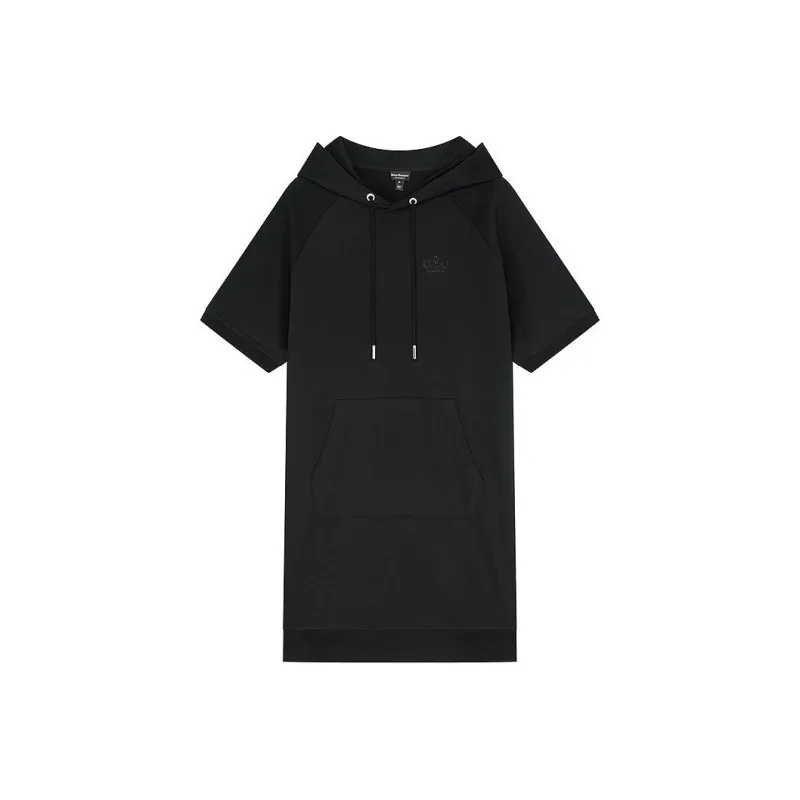 JUZI Short-Sleeved Dresses Women's Black-0