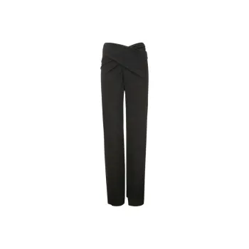 16ARLINGTON Boxte Wrap waist Satin jersey Trousers