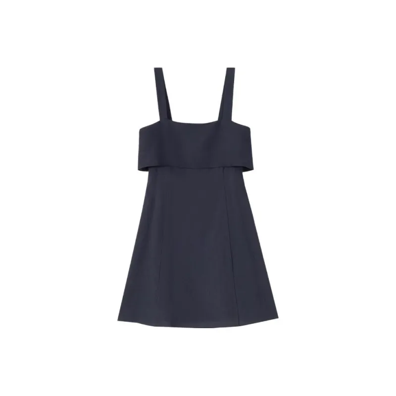 THEORY Slip Dresses Women's Dark Blue-0