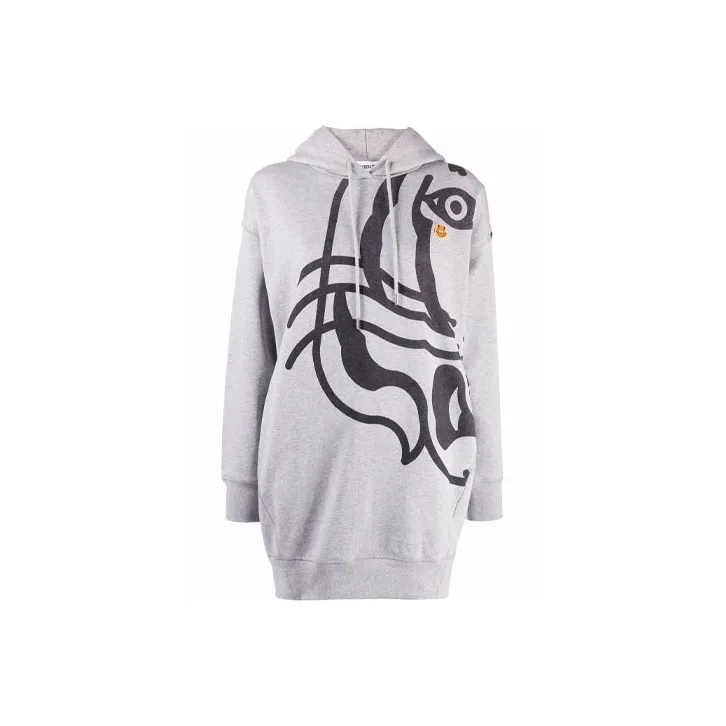 KENZO K-Tiger Hooded Sweater Dress-0
