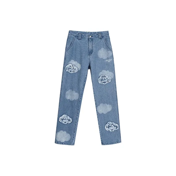 FPMZ Straight Jeans Unisex Denim Blue-0