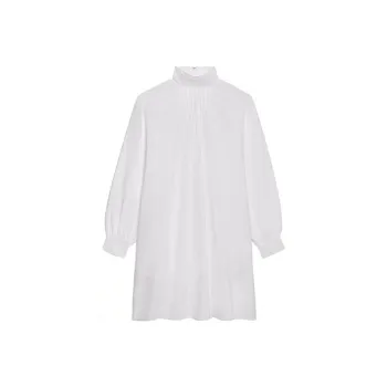 CELINE Embroidered Long Sleeved Dress