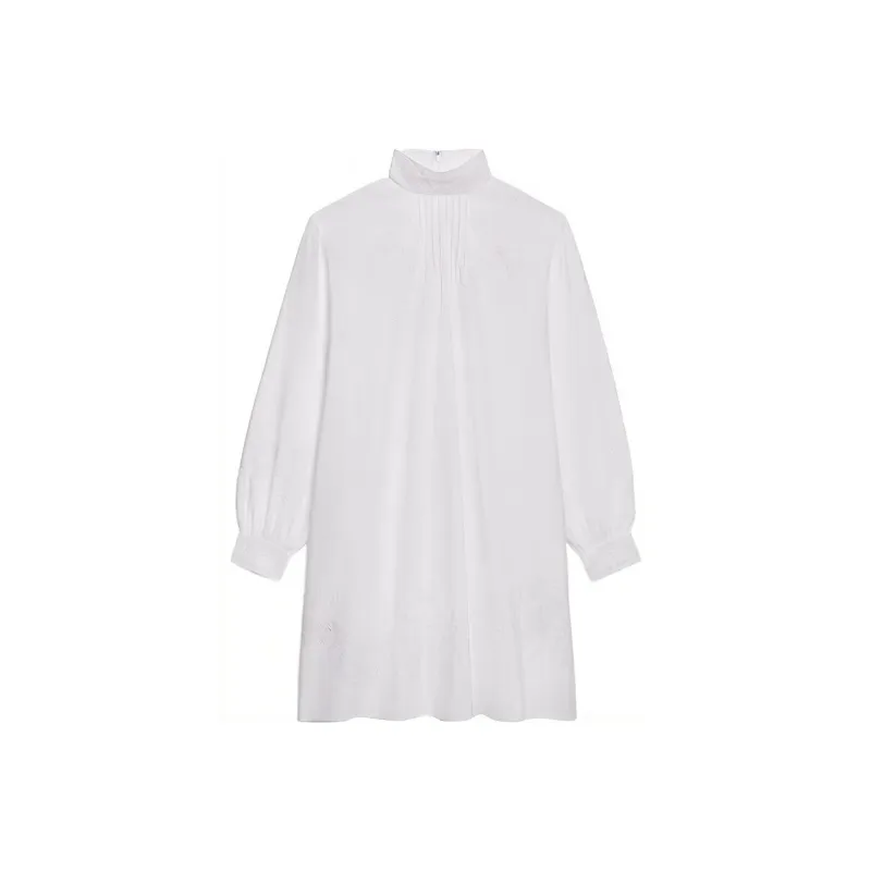 CELINE Embroidered Long Sleeved Dress-0