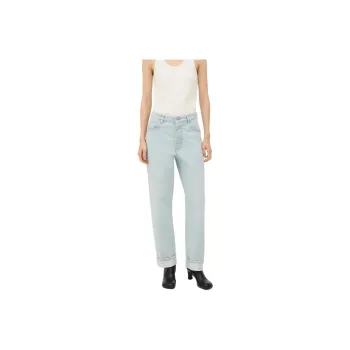 Bottega Veneta Cuffed Straight Leg Jeans 'Light Blue'